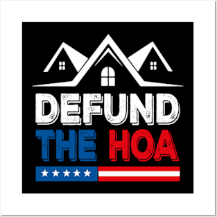 DEFUND THE HOA Posters and Art